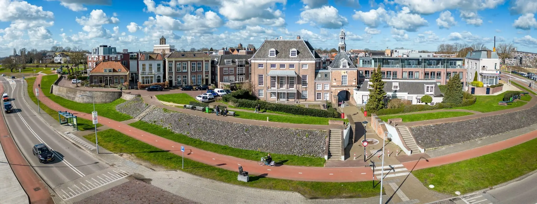 Historische binnenstad van Tiel aan de Waal